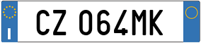 Truck License Plate